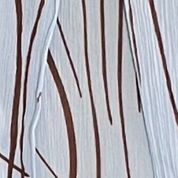 Jacques Ruc Boho Baby Blue Maxi Dress with Brown Print Layered Maxi Size Medium - Picture 6 of 8